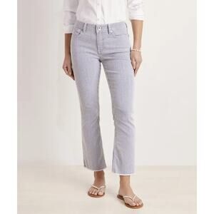VINEYARD VINES Kick Flare Railroad Stripe Jamie Jeans Blue Women’s Size 31‎